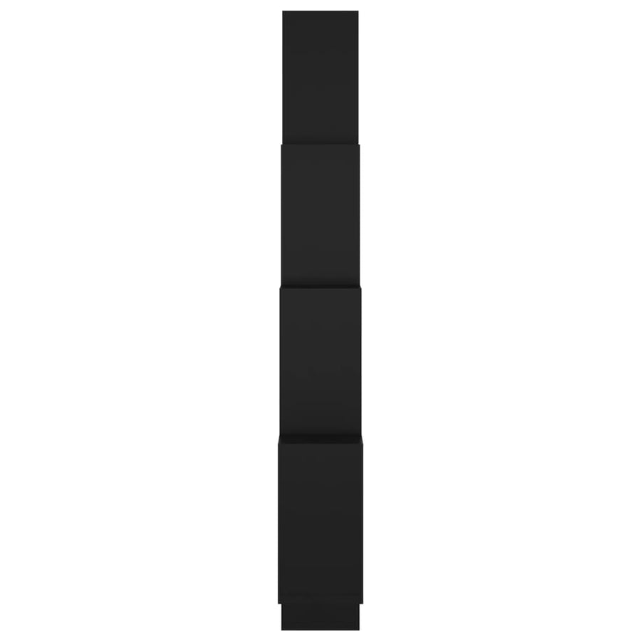 Wandschap Kubus 90X5X9 Cm Spaanplaat Zwart