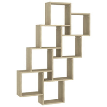 Wandschap Kubus 90X5X9 Cm Spaanplaat Kleurig Sonoma eiken