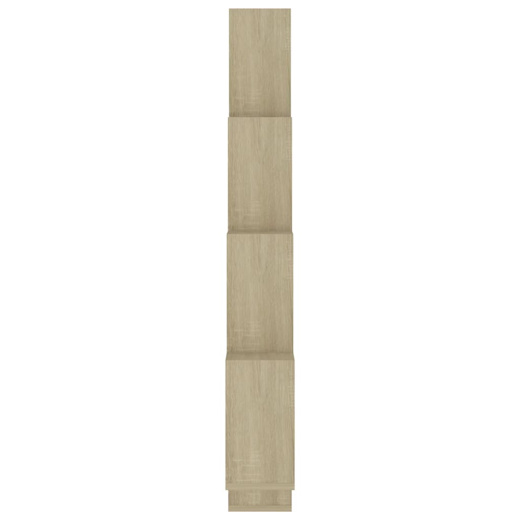 Wandschap Kubus 90X5X9 Cm Spaanplaat Kleurig Sonoma eiken