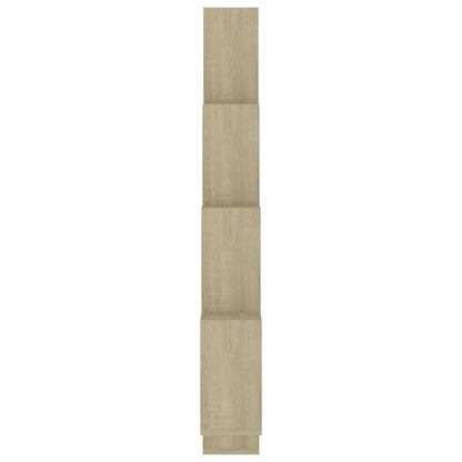 Wandschap Kubus 90X5X9 Cm Spaanplaat Kleurig Sonoma eiken