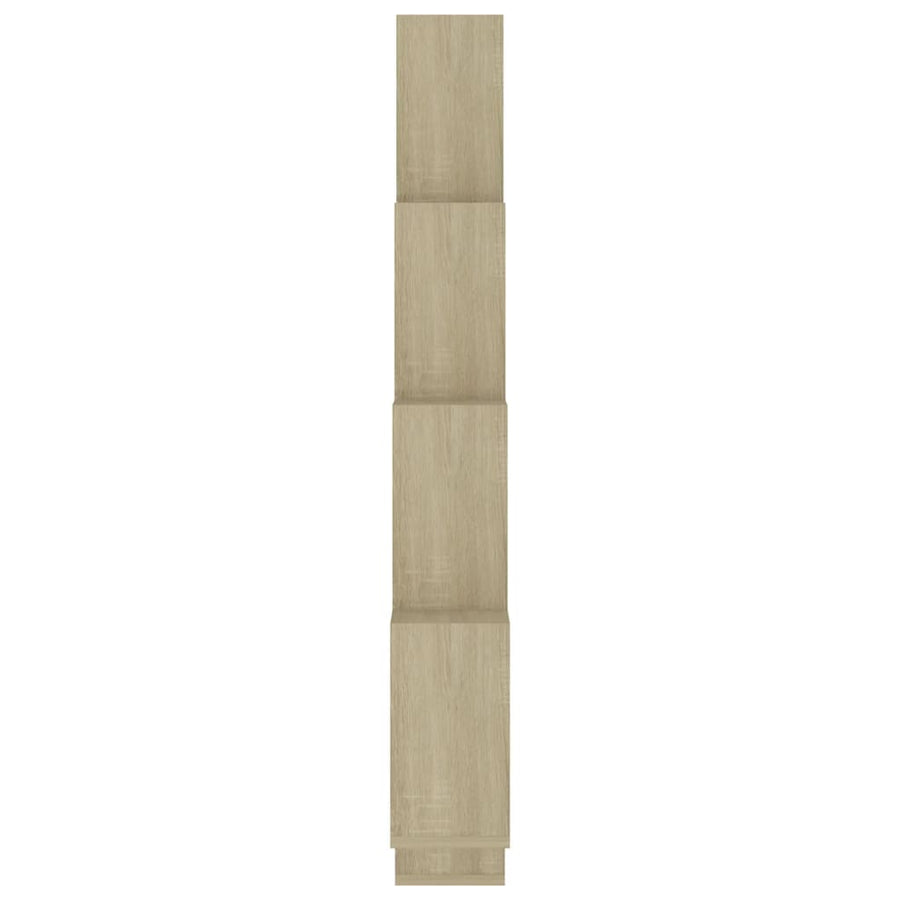 Wandschap Kubus 90X5X9 Cm Spaanplaat Kleurig Sonoma eiken