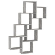 Wandschap Kubus 90X5X9 Cm Spaanplaat Betongrijs