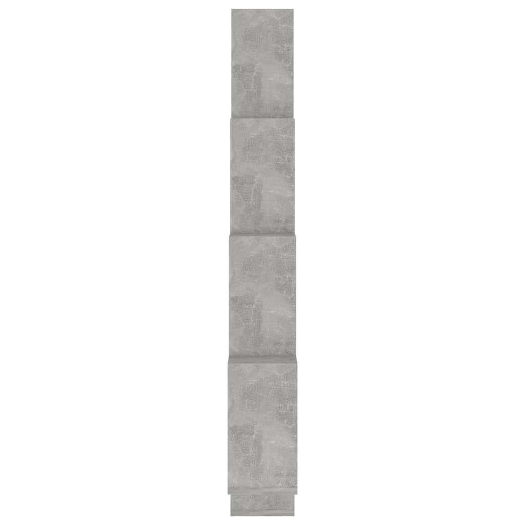 Wandschap Kubus 90X5X9 Cm Spaanplaat Betongrijs