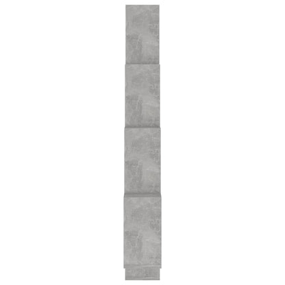 Wandschap Kubus 90X5X9 Cm Spaanplaat Betongrijs