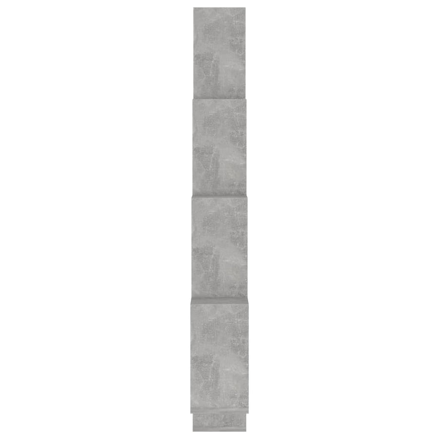 Wandschap Kubus 90X5X9 Cm Spaanplaat Betongrijs