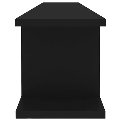 Wandschappen 2 St 105X18X20 Cm Spaanplaat Zwart 105 x 18 x 20 cm