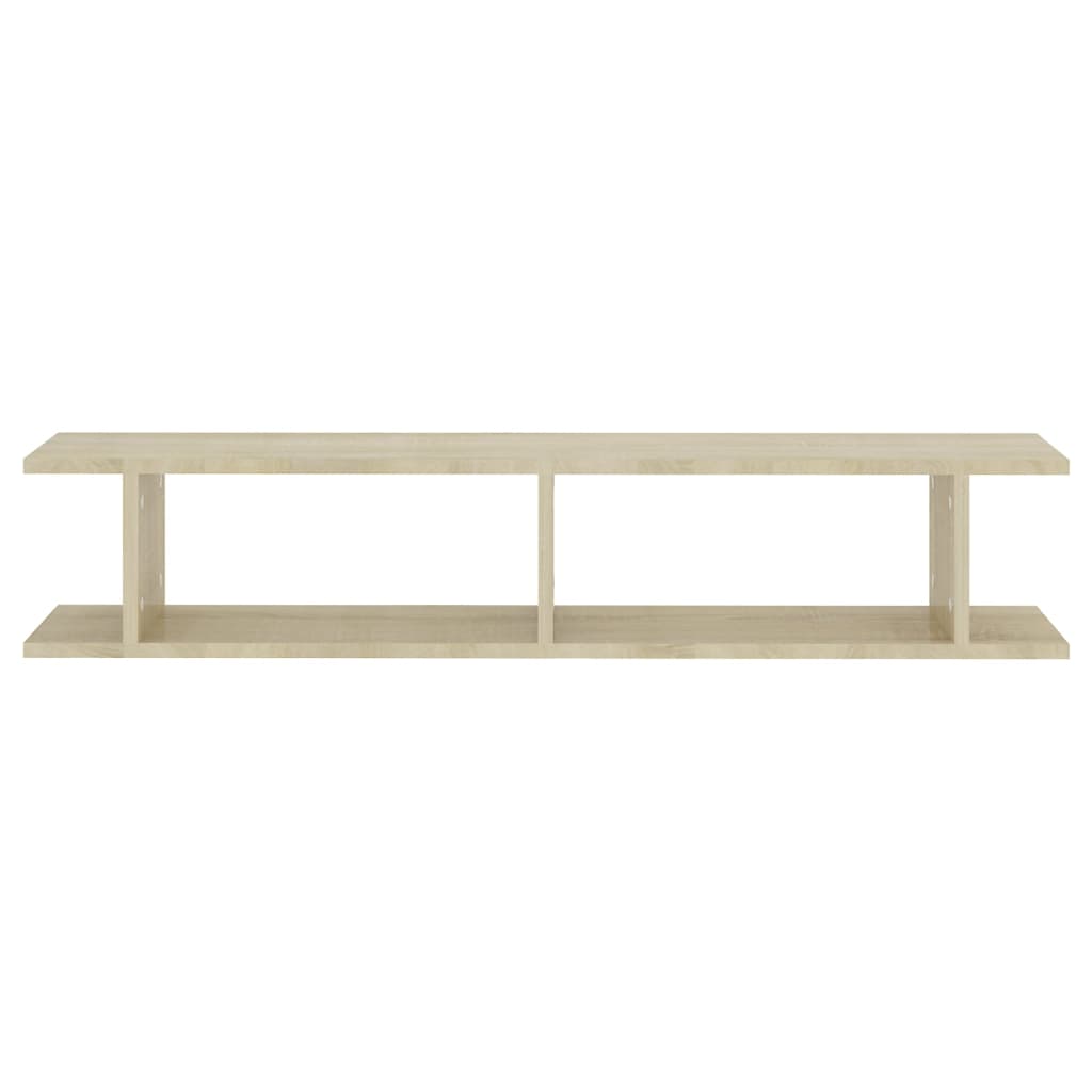 Wandschappen 2 St 105X18X20 Cm Spaanplaat Sonoma Eikenkleurig 105 x 18 x 20 cm