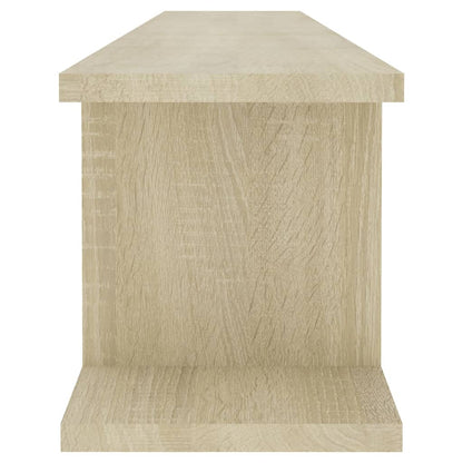 Wandschappen 2 St 105X18X20 Cm Spaanplaat Sonoma Eikenkleurig 105 x 18 x 20 cm