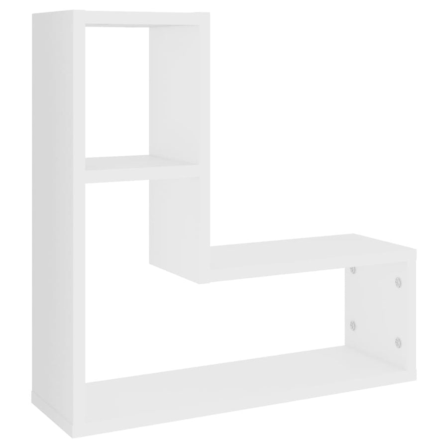 Wandschappen 50X15X50 Cm Bewerkt Hout Wit