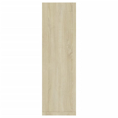 Wandschappen 2 st 50x15x50 cm bewerkt hout sonoma eikenkleurig