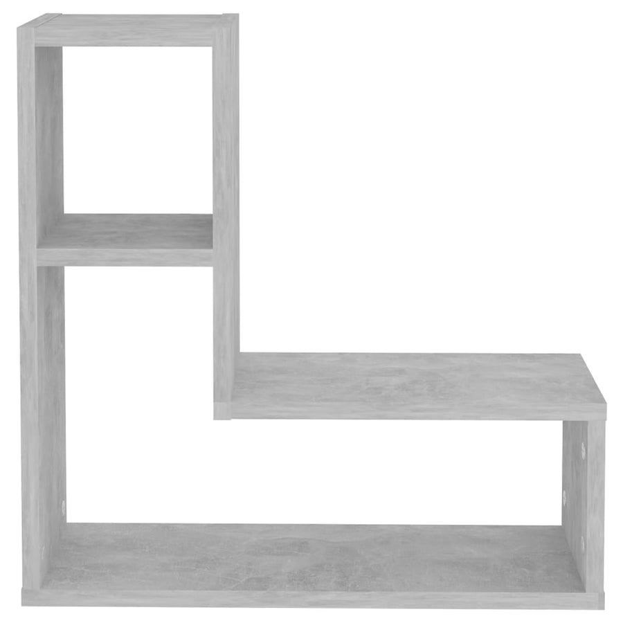 Wandschappen 50X15X50 Cm Bewerkt Hout Betongrijs