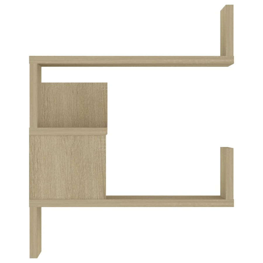 Hoekwandschap 40X40X50 Cm Spaanplaat Kleurig 1 Sonoma eiken