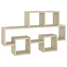 Wandschap Auto-Vormig 82X5X5 Cm Spaanplaat Kleur Sonoma eiken