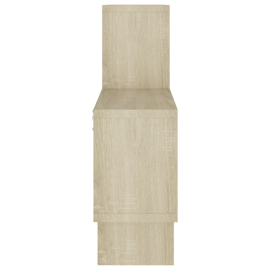 Wandschap Auto-Vormig 82X5X5 Cm Spaanplaat Kleur Sonoma eiken