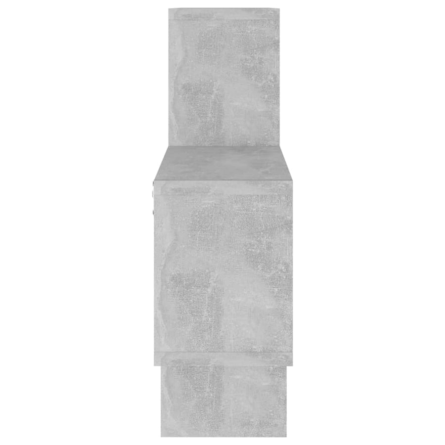 Wandschap Auto-Vormig 82X5X5 Cm Spaanplaat Betongrijs