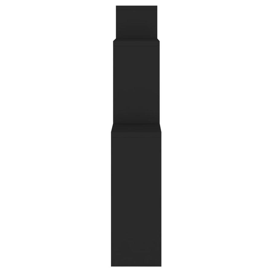 Wandschap Kubus 80X5X78,5 Cm Spaanplaat Zwart