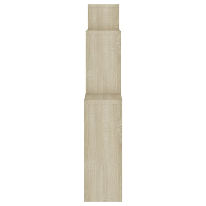 Wandschap kubus 80x15x78,5 cm spaanplaat sonoma eiken Sonoma eiken