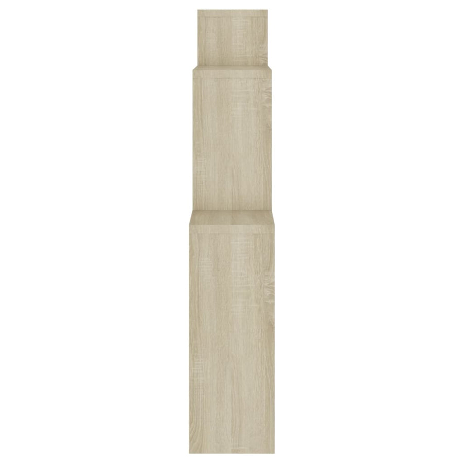 Wandschap kubus 80x15x78,5 cm spaanplaat sonoma eiken Sonoma eiken
