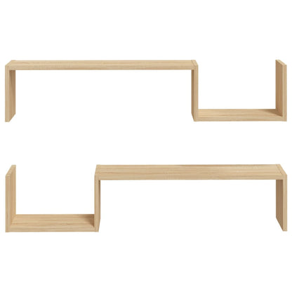 Wandschappen 100X15X0 Cm Spaanplaat Kleurig Sonoma eiken