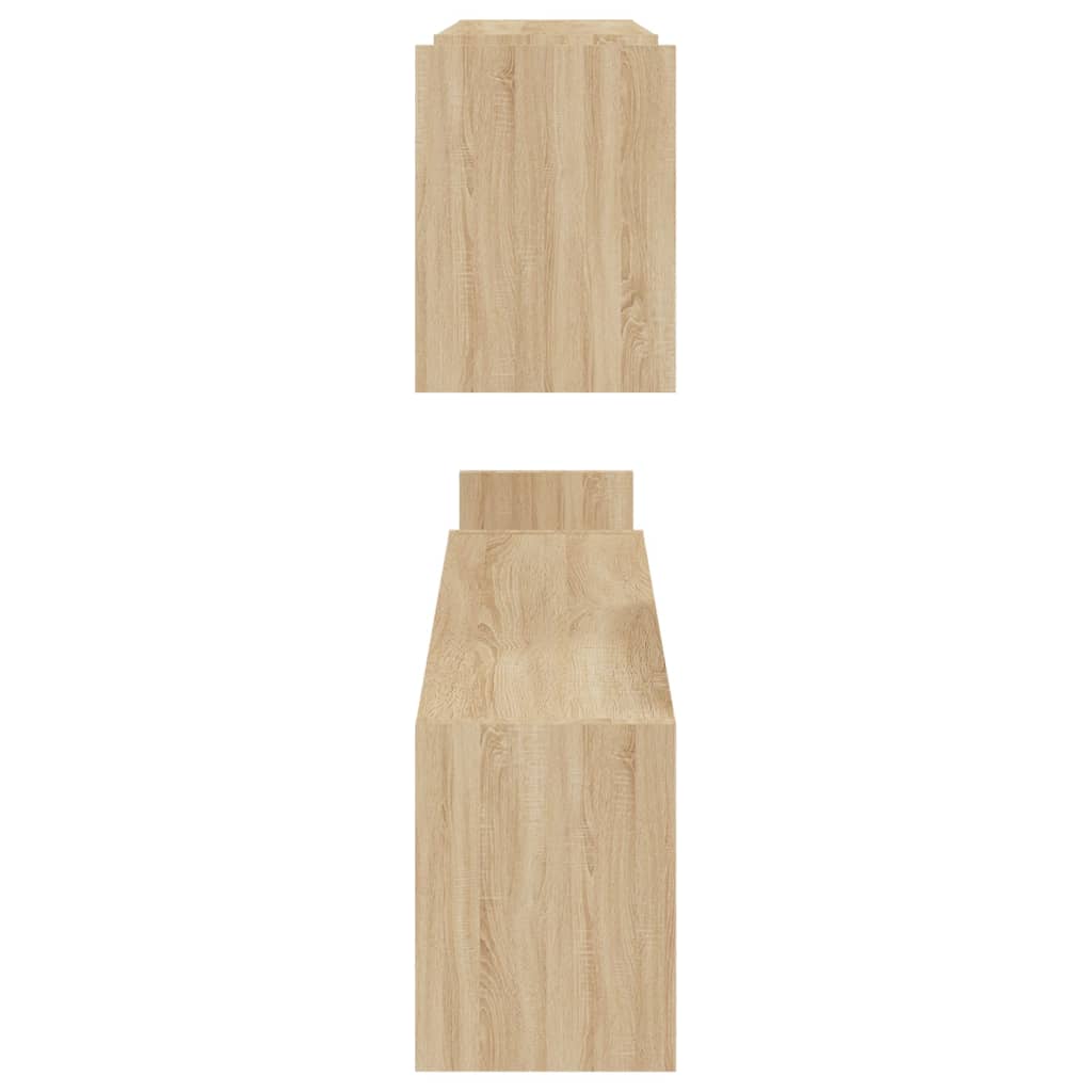 Wandschappen 100X15X0 Cm Spaanplaat Kleurig Sonoma eiken