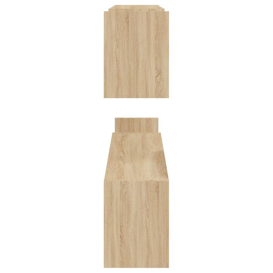 Wandschappen 100X15X0 Cm Spaanplaat Kleurig Sonoma eiken