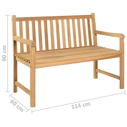 Tuinbank Massief Teakhout 114 cm