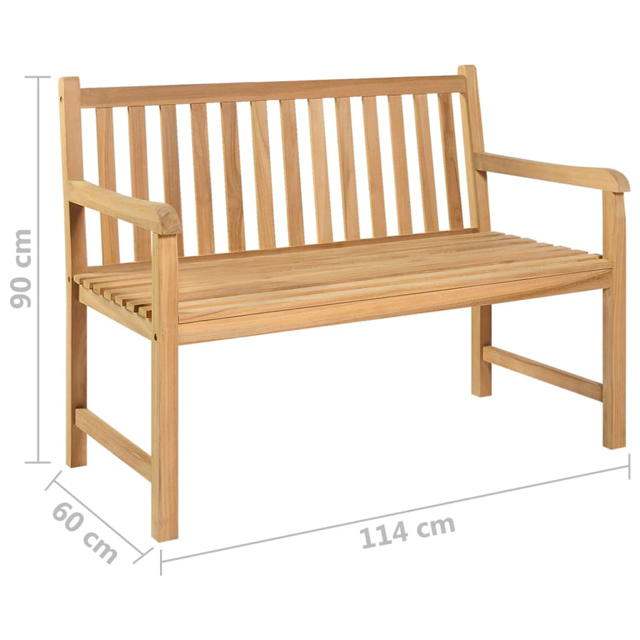Tuinbank Massief Teakhout 114 cm