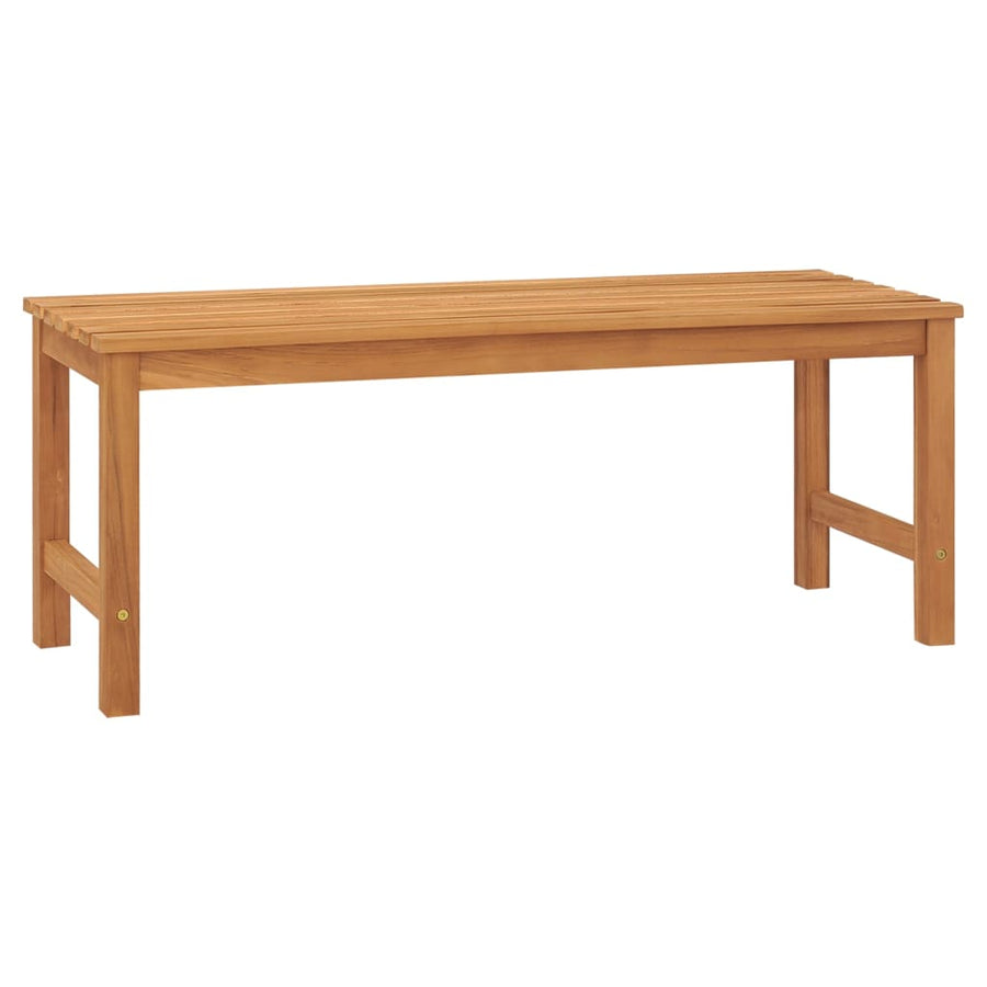 Tuinbank 4 Cm Massief Teakhout 114 x 40 x 45 cm