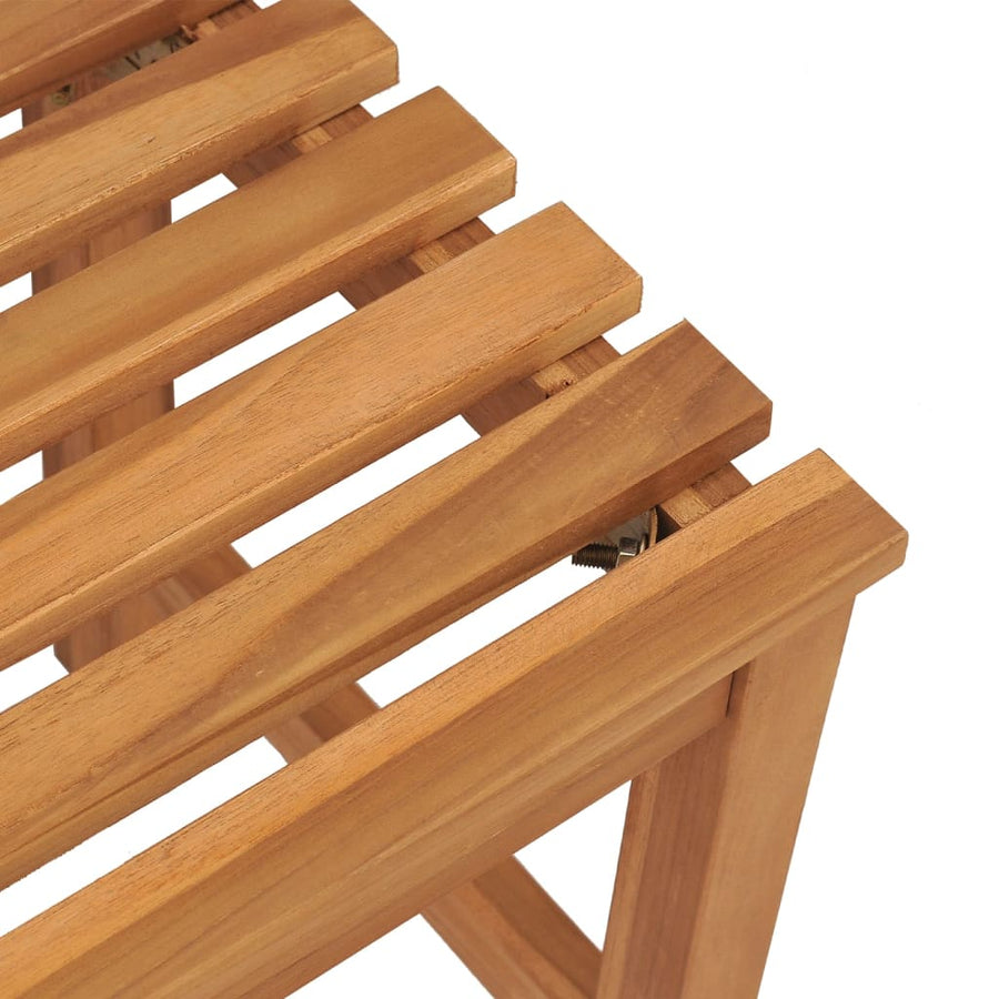 Tuinbank 4 Cm Massief Teakhout 114 x 40 x 45 cm