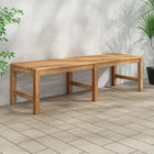 Garden bench 150 cm solid teak wood
