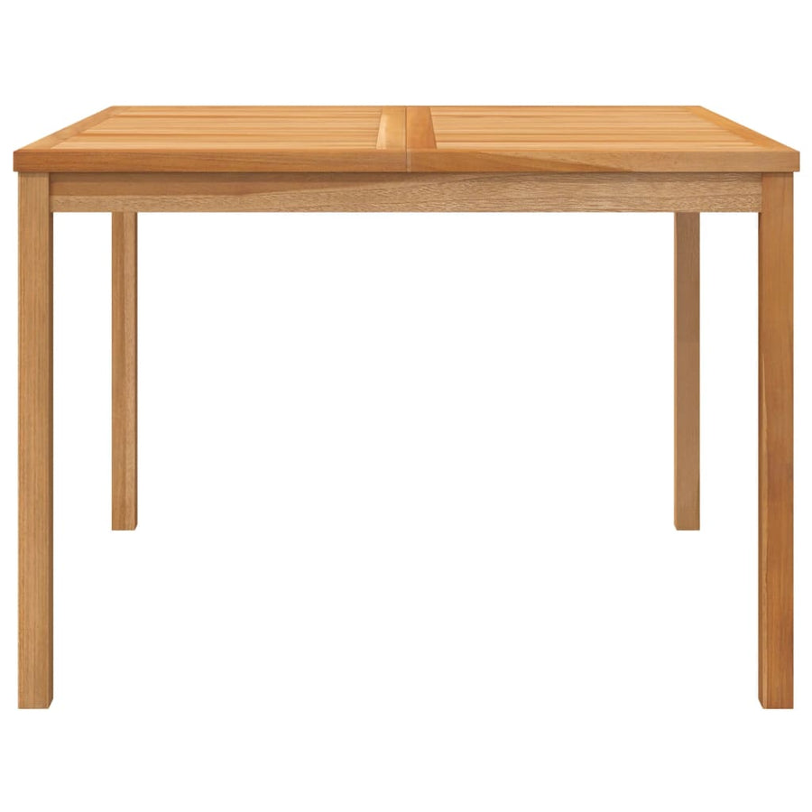 Tuintafel 110x110x77 cm massief teakhout 110 x 110 x 77 cm
