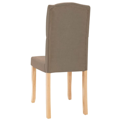Eetkamerstoelen 4 St Draaibaar Stof Taupe
