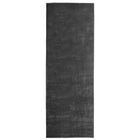Washable Foldable Carpet Runner 80x300 cm Polyester Anthracite
