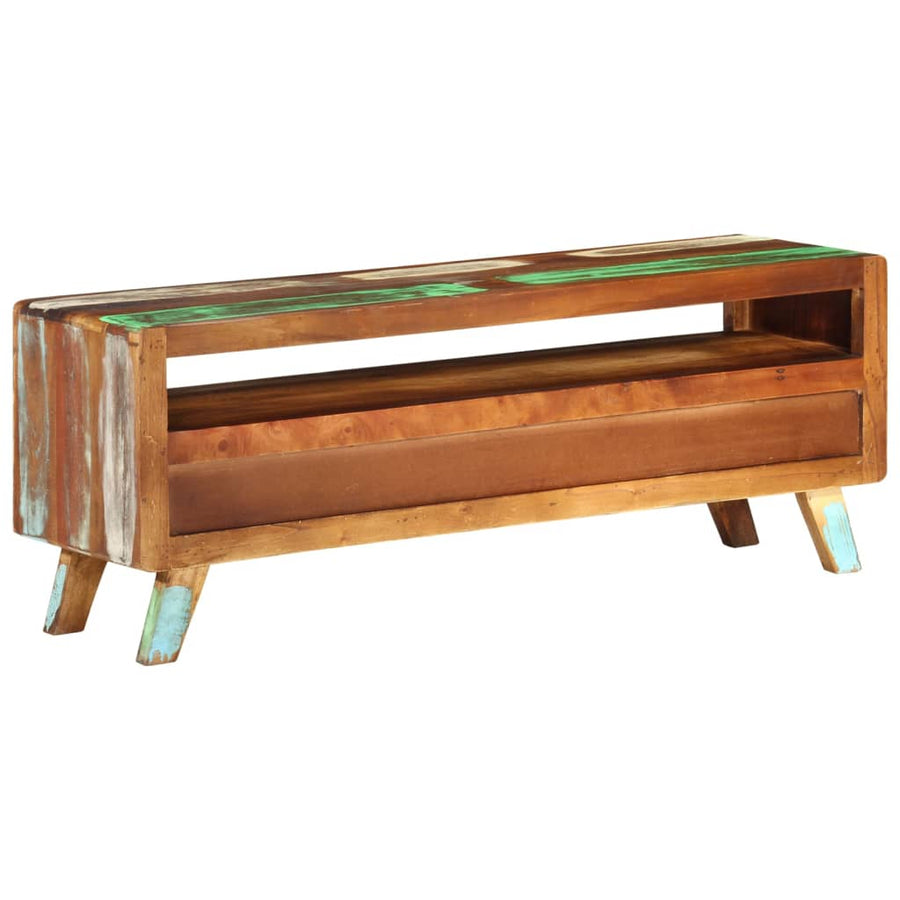 Tv-Meubel 0X30X40 Cm Meerkleurig massief gerecycled hout
