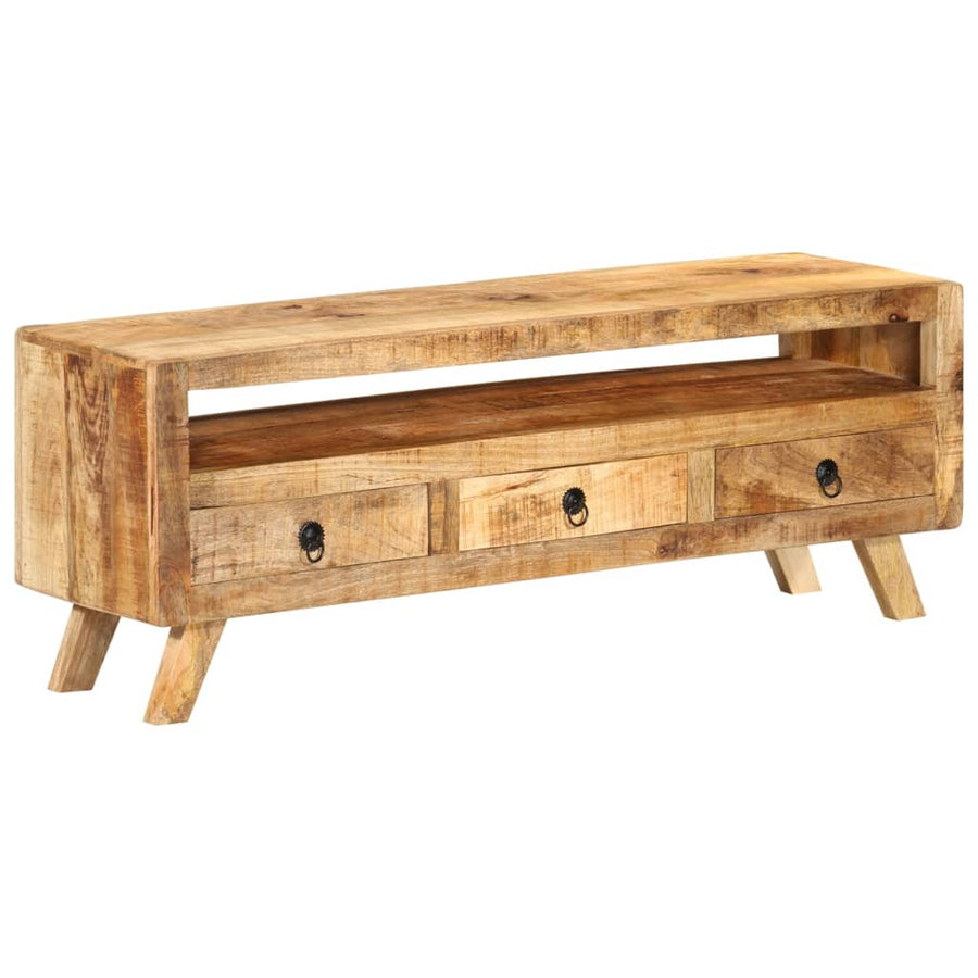 Tv-Meubel 0X30X40 Cm massief mangohout