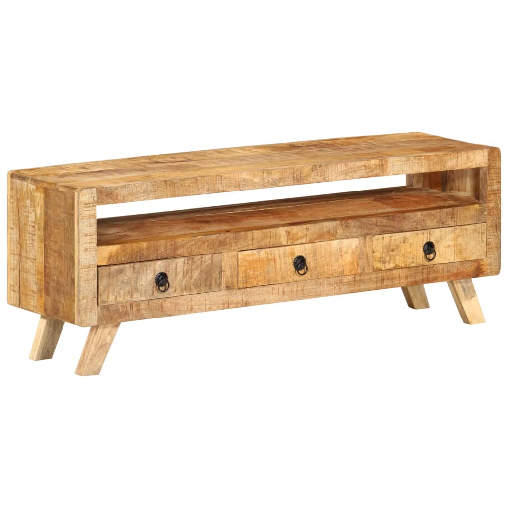 Tv-Meubel 0X30X40 Cm massief mangohout