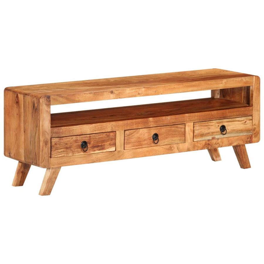 Tv-Meubel 0X30X40 Cm Massief acaciahout