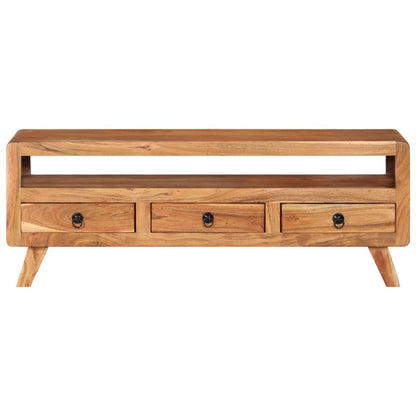 Tv-Meubel 0X30X40 Cm Massief acaciahout