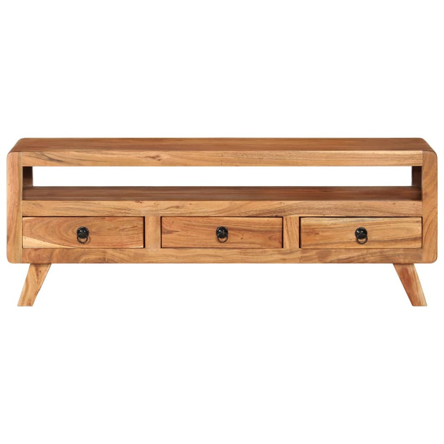 Tv-Meubel 0X30X40 Cm Massief acaciahout