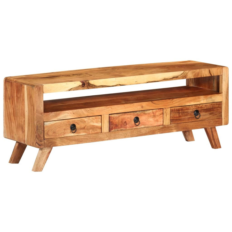 Tv-Meubel 0X30X40 Cm Massief acaciahout