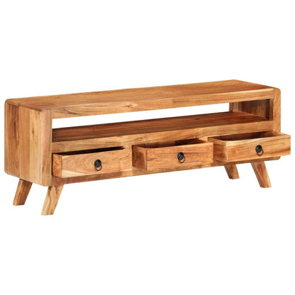 Tv-Meubel 0X30X40 Cm Massief acaciahout