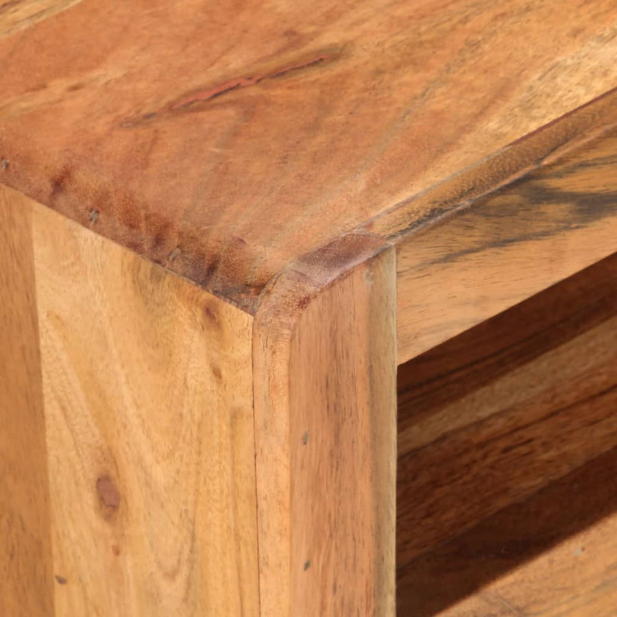 Tv-Meubel 0X30X40 Cm Massief acaciahout