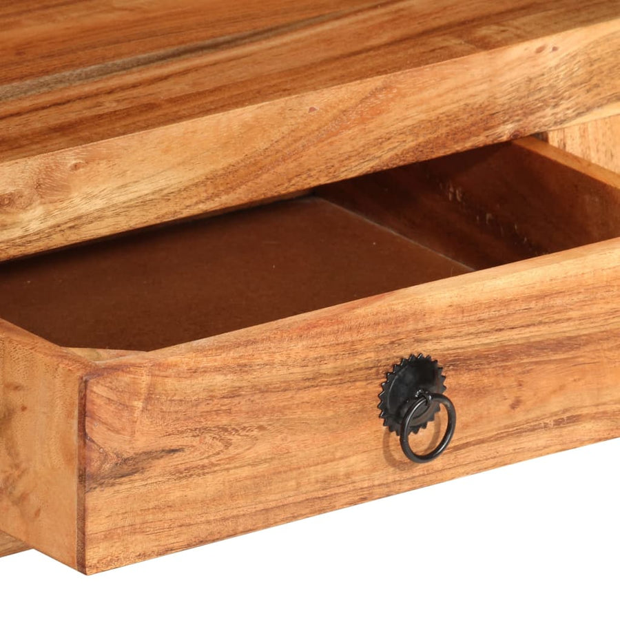 Tv-Meubel 0X30X40 Cm Massief acaciahout