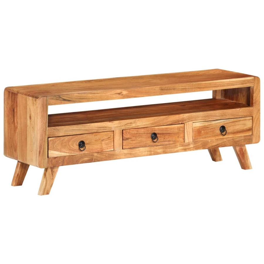 Tv-Meubel 0X30X40 Cm Massief acaciahout