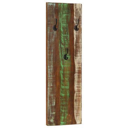 Wandkapstokken 2 St 36X3X0 Cm massief gerecycled hout