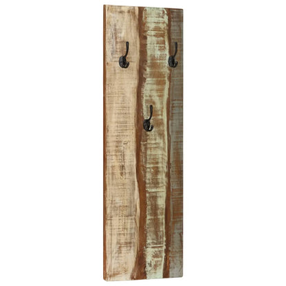 Wandkapstokken 2 St 36X3X0 Cm massief gerecycled hout