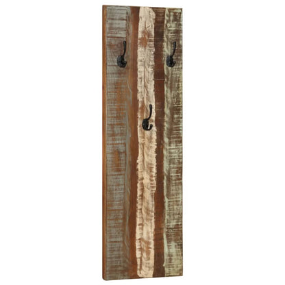 Wandkapstokken 2 St 36X3X0 Cm massief gerecycled hout