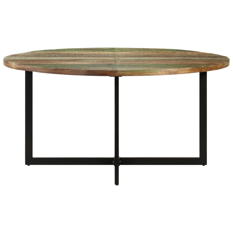 Eettafel 150x75 cm massief gerecycled hout 150 x 75 cm massief gerecycled hout