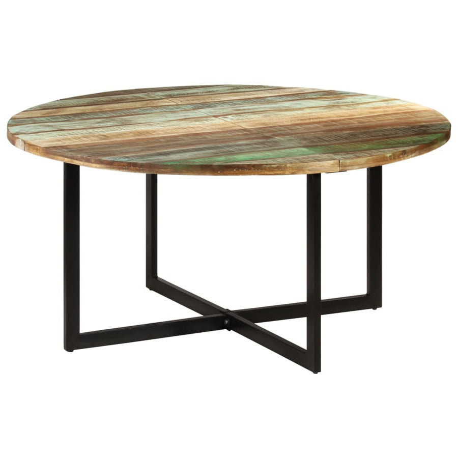 Eettafel 150x75 cm massief gerecycled hout 150 x 75 cm massief gerecycled hout