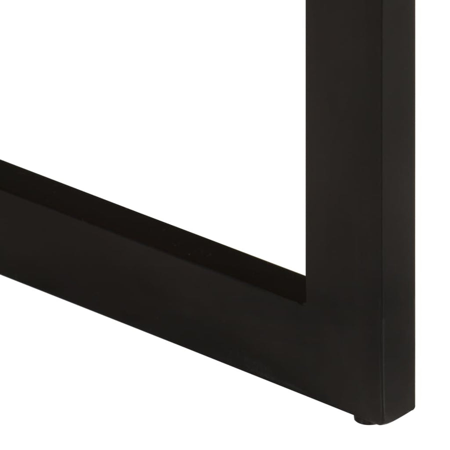 Eettafel 150x75 cm massief gerecycled hout 150 x 75 cm massief gerecycled hout